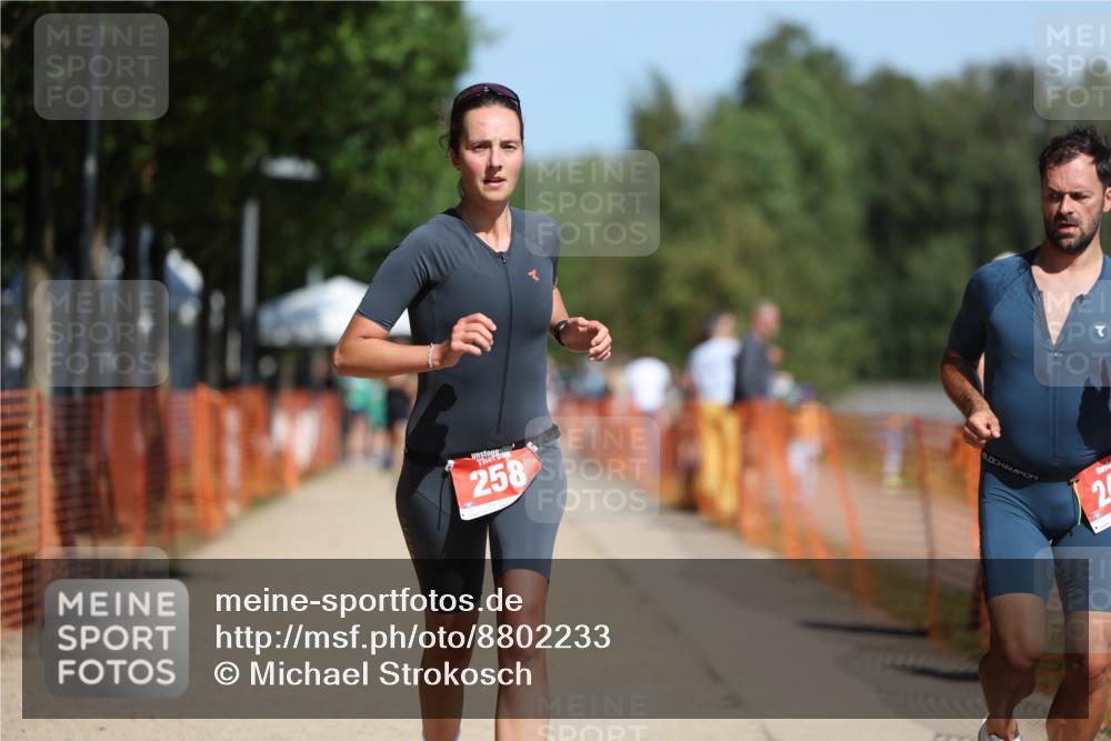 07.09.2025 - 19. Norderstedt Triathlon Michael Strokosch http://msf.ph/oto/8802233 07.09.2025 12:33:03 Laufen 245, 258 meine-sportfotos.de