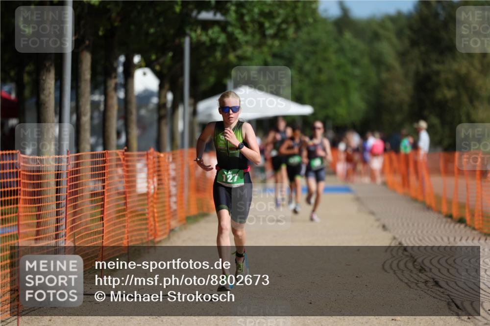 07.09.2025 - 19. Norderstedt Triathlon Michael Strokosch http://msf.ph/oto/8802673 07.09.2025 11:00:41 Laufen 127 meine-sportfotos.de
