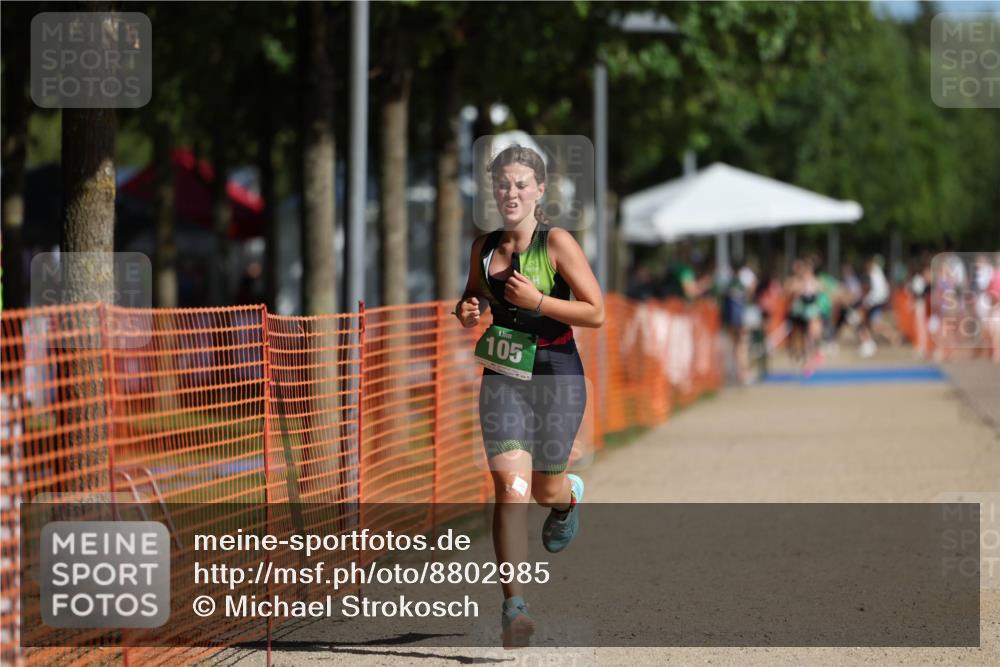 07.09.2025 - 19. Norderstedt Triathlon Michael Strokosch http://msf.ph/oto/8802985 07.09.2025 11:01:01 Laufen 105 meine-sportfotos.de