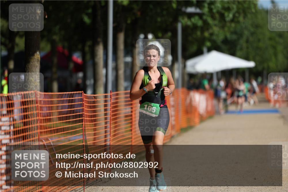 07.09.2025 - 19. Norderstedt Triathlon Michael Strokosch http://msf.ph/oto/8802992 07.09.2025 11:01:02 Laufen 105 meine-sportfotos.de