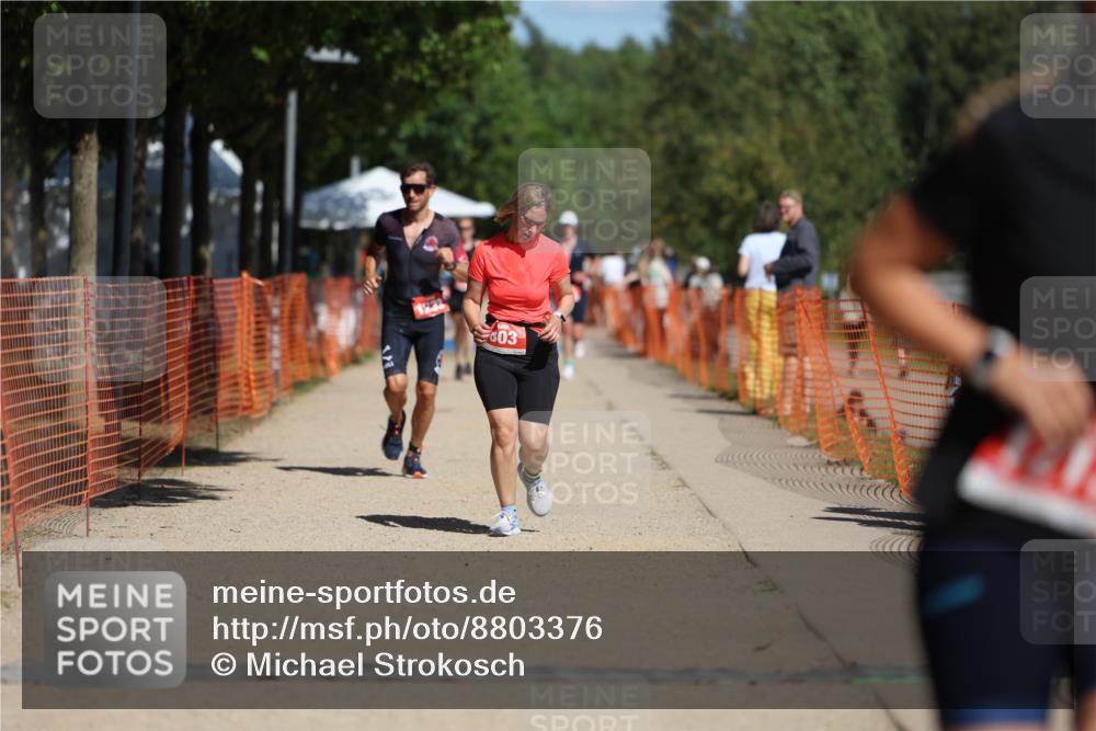 07.09.2025 - 19. Norderstedt Triathlon Michael Strokosch http://msf.ph/oto/8803376 07.09.2025 12:34:31 Laufen 696, 803, 1213, 1233 meine-sportfotos.de