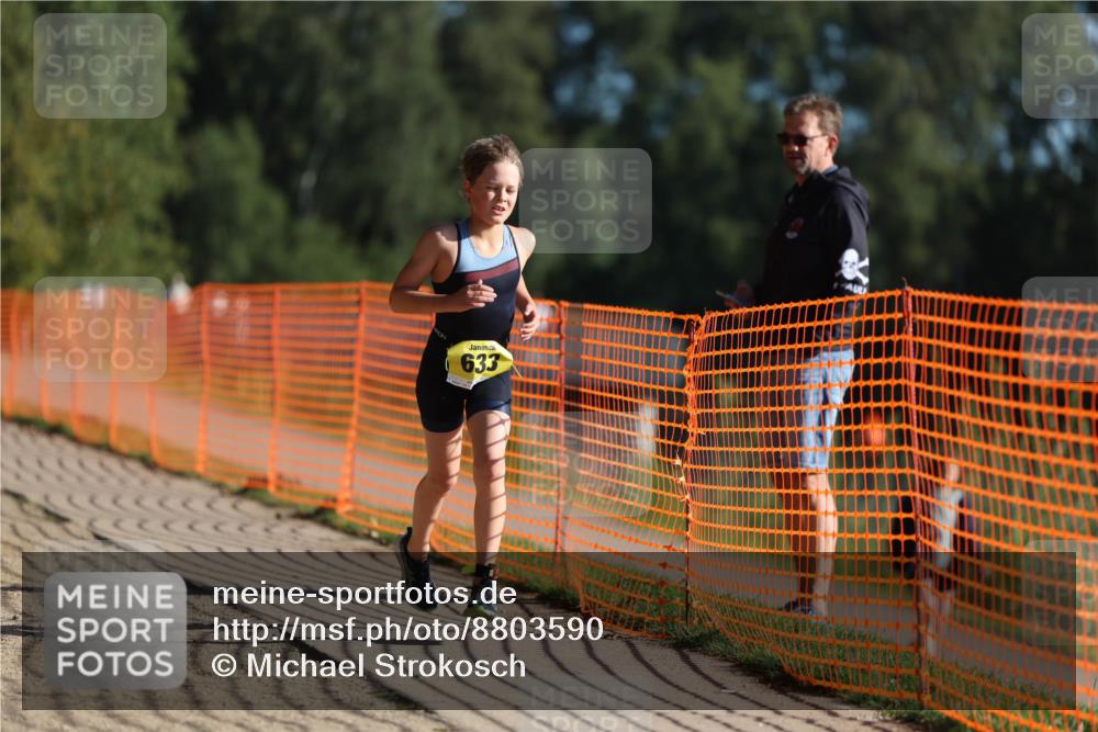 07.09.2025 - 19. Norderstedt Triathlon Michael Strokosch http://msf.ph/oto/8803590 07.09.2025 09:42:50 Laufen 604, 633 meine-sportfotos.de
