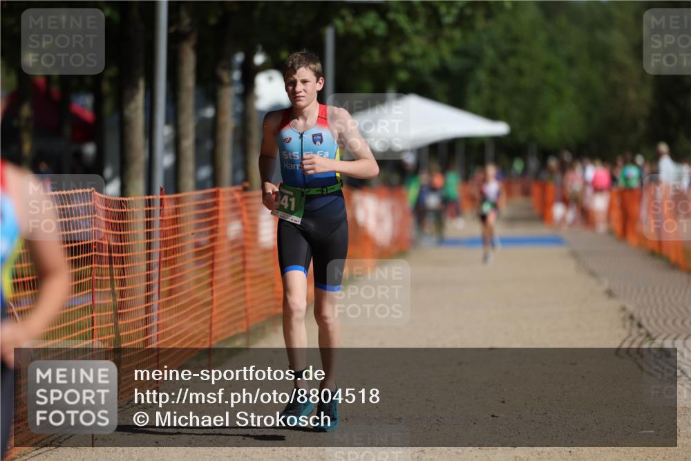 07.09.2025 - 19. Norderstedt Triathlon Michael Strokosch http://msf.ph/oto/8804518 07.09.2025 11:04:43 Laufen 100, 641 meine-sportfotos.de