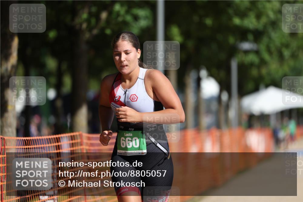 07.09.2025 - 19. Norderstedt Triathlon Michael Strokosch http://msf.ph/oto/8805057 07.09.2025 11:07:15 Laufen 660 meine-sportfotos.de