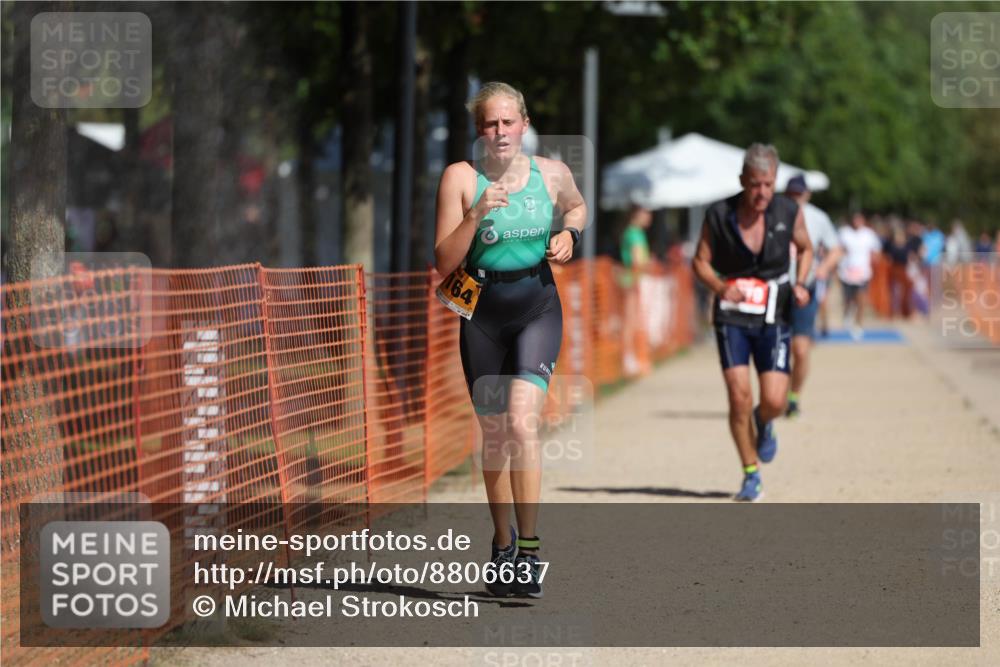 07.09.2025 - 19. Norderstedt Triathlon Michael Strokosch http://msf.ph/oto/8806637 07.09.2025 12:10:14 Laufen 1164, 1279 meine-sportfotos.de