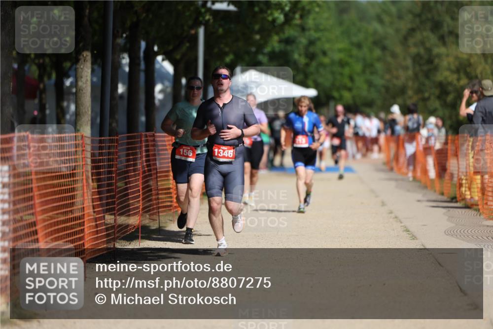 07.09.2025 - 19. Norderstedt Triathlon Michael Strokosch http://msf.ph/oto/8807275 07.09.2025 12:41:08 Laufen 156, 1346 meine-sportfotos.de
