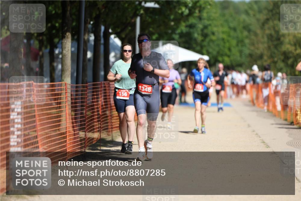 07.09.2025 - 19. Norderstedt Triathlon Michael Strokosch http://msf.ph/oto/8807285 07.09.2025 12:41:09 Laufen 156, 1346 meine-sportfotos.de
