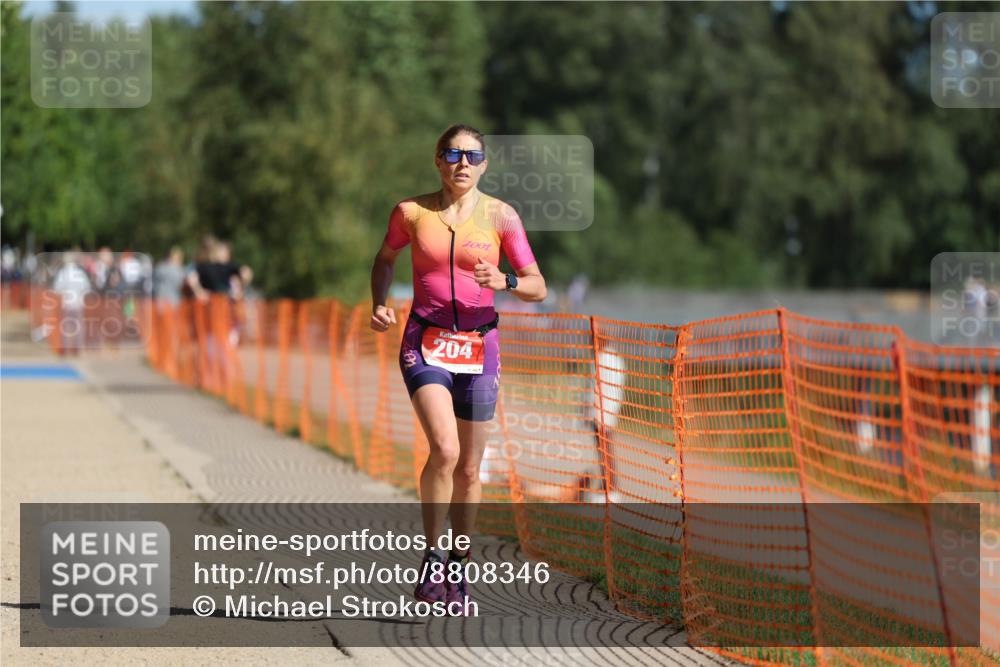 07.09.2025 - 19. Norderstedt Triathlon Michael Strokosch http://msf.ph/oto/8808346 07.09.2025 11:32:48 Laufen 204 meine-sportfotos.de