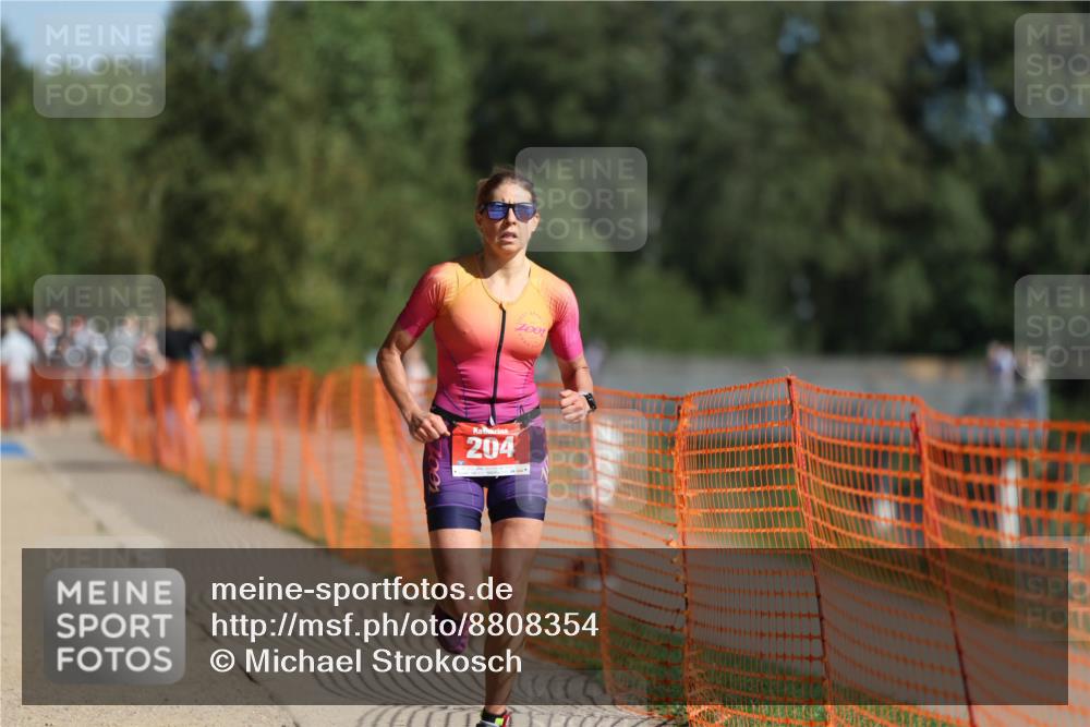 07.09.2025 - 19. Norderstedt Triathlon Michael Strokosch http://msf.ph/oto/8808354 07.09.2025 11:32:49 Laufen 204 meine-sportfotos.de