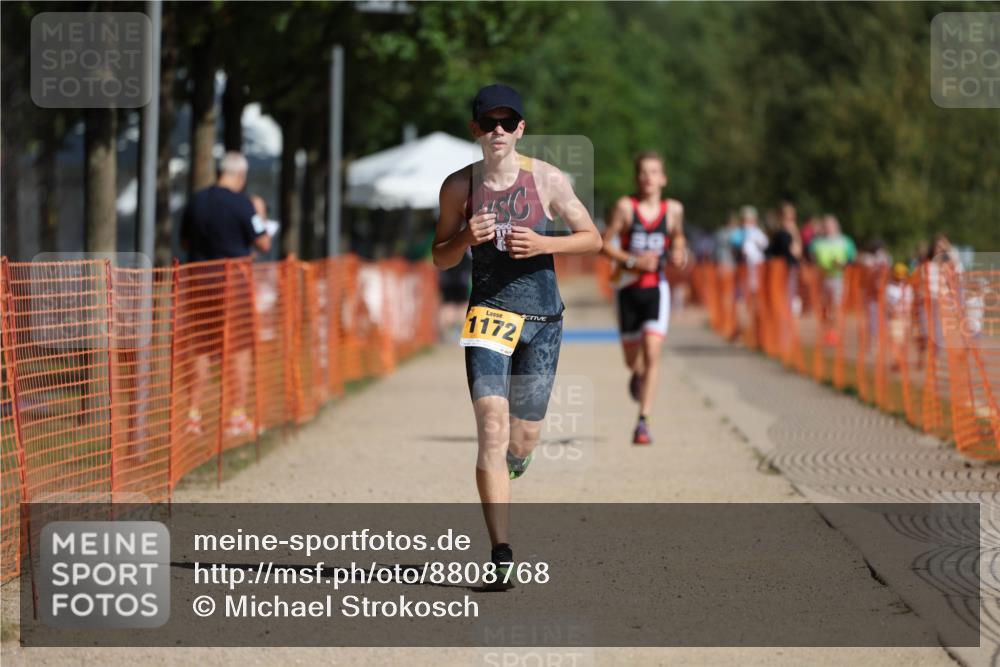 07.09.2025 - 19. Norderstedt Triathlon Michael Strokosch http://msf.ph/oto/8808768 07.09.2025 11:35:17 Laufen 1162, 1172 meine-sportfotos.de