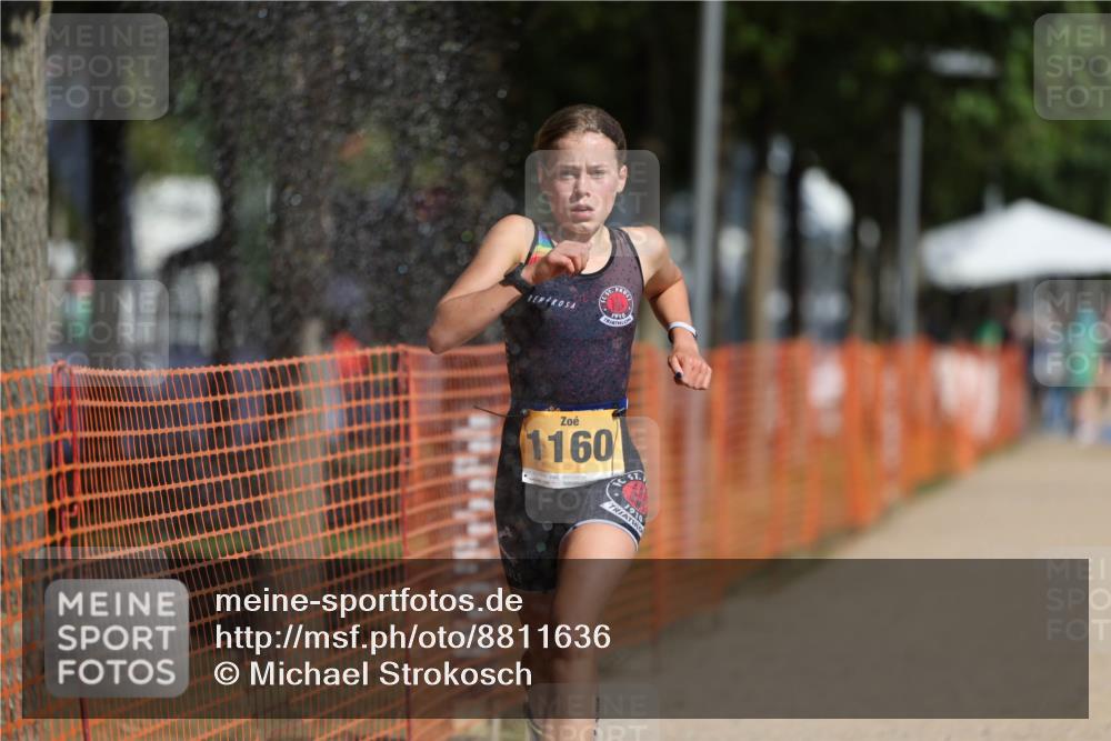 07.09.2025 - 19. Norderstedt Triathlon Michael Strokosch http://msf.ph/oto/8811636 07.09.2025 11:40:38 Laufen 1160, 1170 meine-sportfotos.de