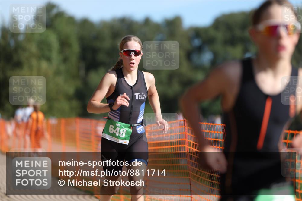 07.09.2025 - 19. Norderstedt Triathlon Michael Strokosch http://msf.ph/oto/8811714 07.09.2025 10:42:18 Laufen 68, 648 meine-sportfotos.de