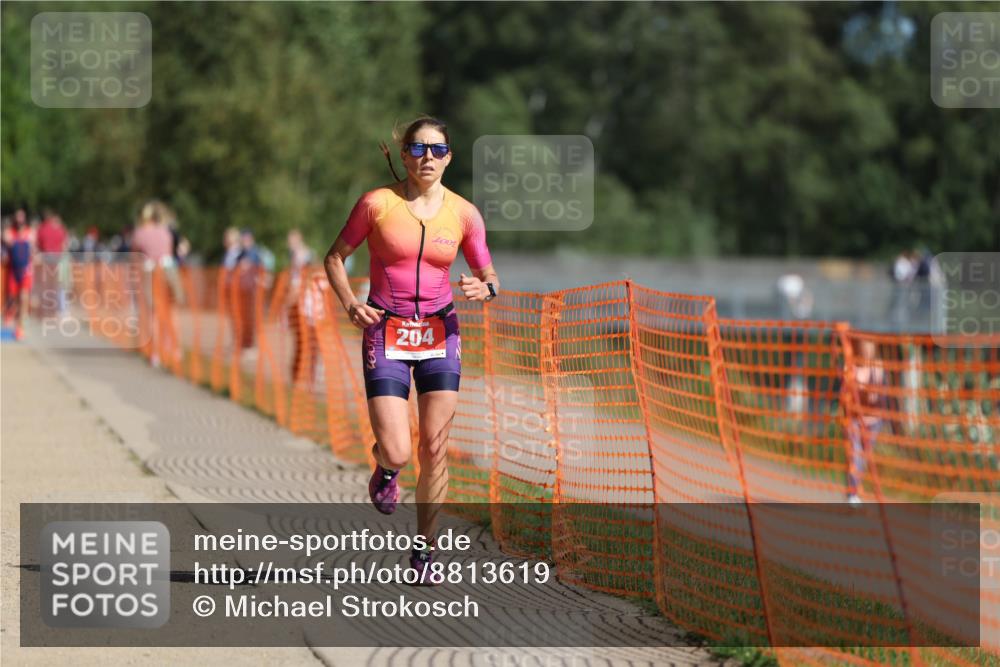 07.09.2025 - 19. Norderstedt Triathlon Michael Strokosch http://msf.ph/oto/8813619 07.09.2025 11:43:02 Laufen 204 meine-sportfotos.de