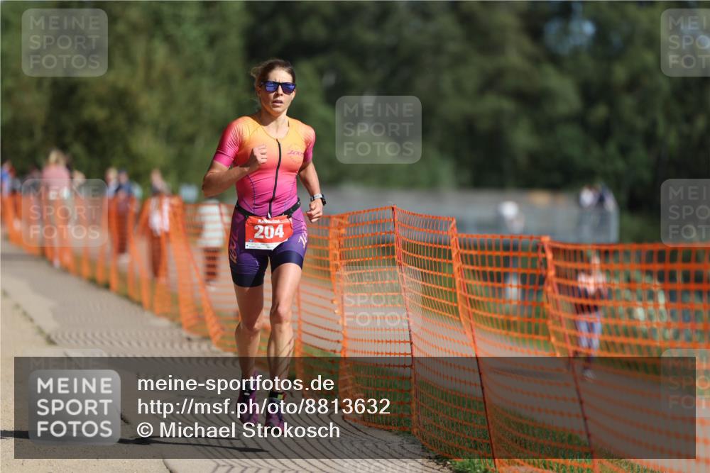 07.09.2025 - 19. Norderstedt Triathlon Michael Strokosch http://msf.ph/oto/8813632 07.09.2025 11:43:02 Laufen 204 meine-sportfotos.de