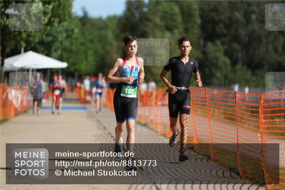 07.09.2025 - 19. Norderstedt Triathlon Michael Strokosch http://msf.ph/oto/8813773 07.09.2025 10:44:48 Laufen 102, 651 meine-sportfotos.de