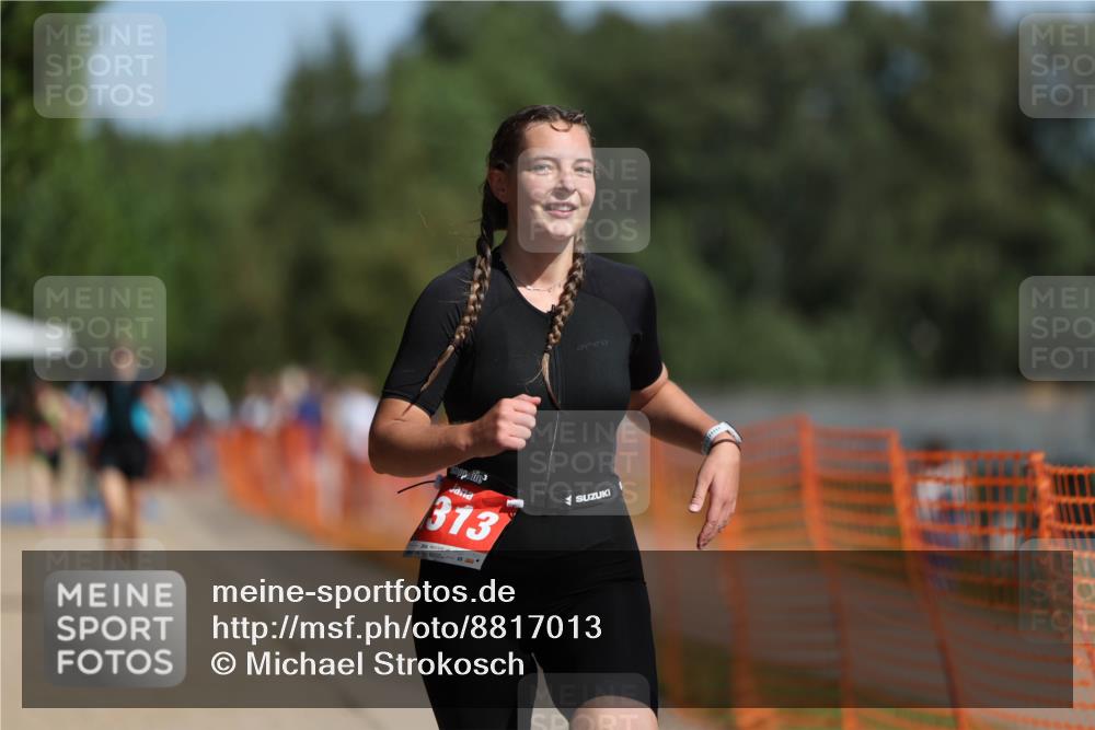 07.09.2025 - 19. Norderstedt Triathlon Michael Strokosch http://msf.ph/oto/8817013 07.09.2025 11:47:39 Laufen 1313 meine-sportfotos.de