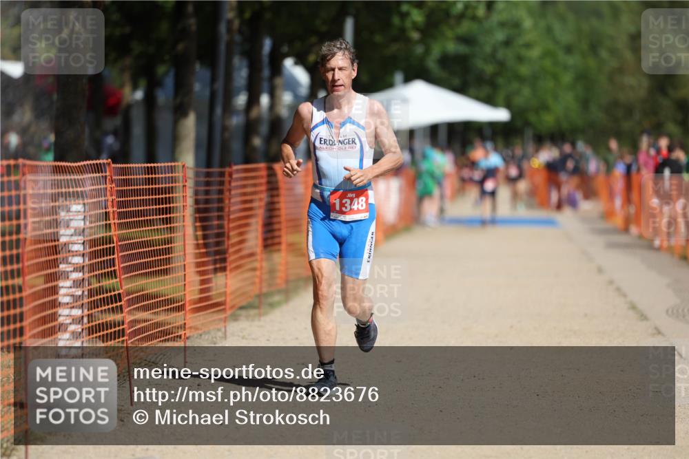 07.09.2025 - 19. Norderstedt Triathlon Michael Strokosch http://msf.ph/oto/8823676 07.09.2025 12:14:54 Laufen 1348 meine-sportfotos.de