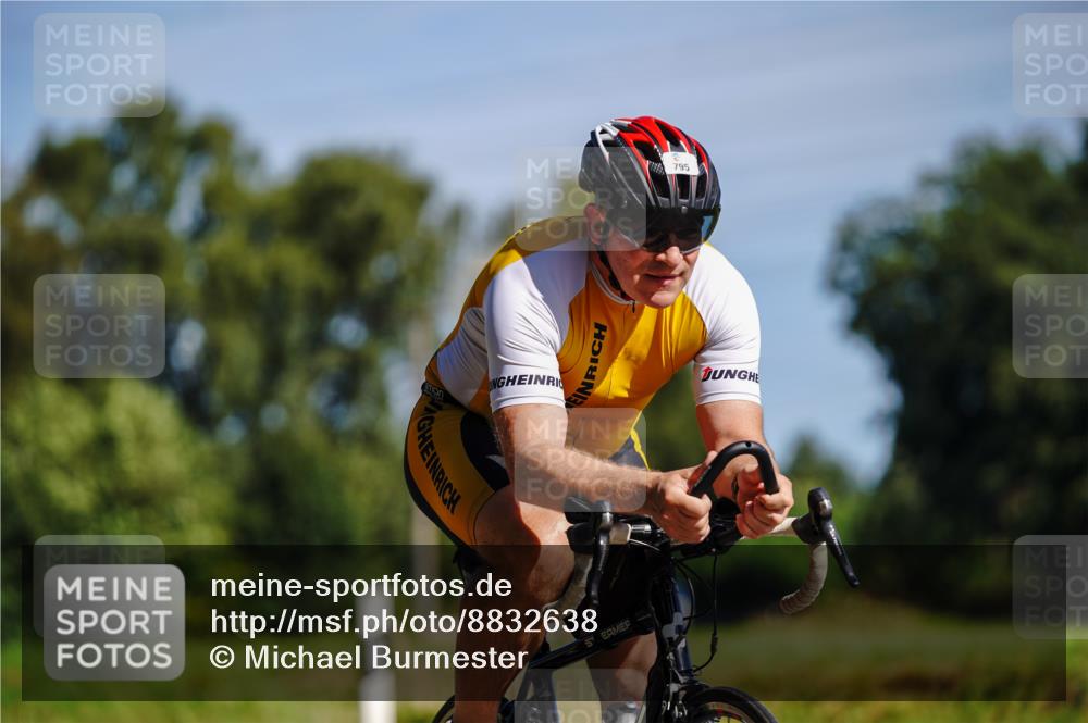 07.09.2025 - 19. Norderstedt Triathlon Michael Burmester http://msf.ph/oto/8832638 07.09.2025 11:47:47 Radfahren 795 meine-sportfotos.de