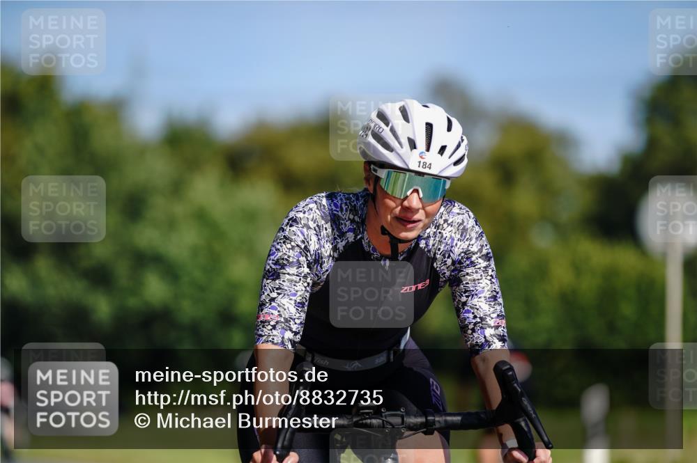07.09.2025 - 19. Norderstedt Triathlon Michael Burmester http://msf.ph/oto/8832735 07.09.2025 11:52:20 Radfahren 184, 719 meine-sportfotos.de