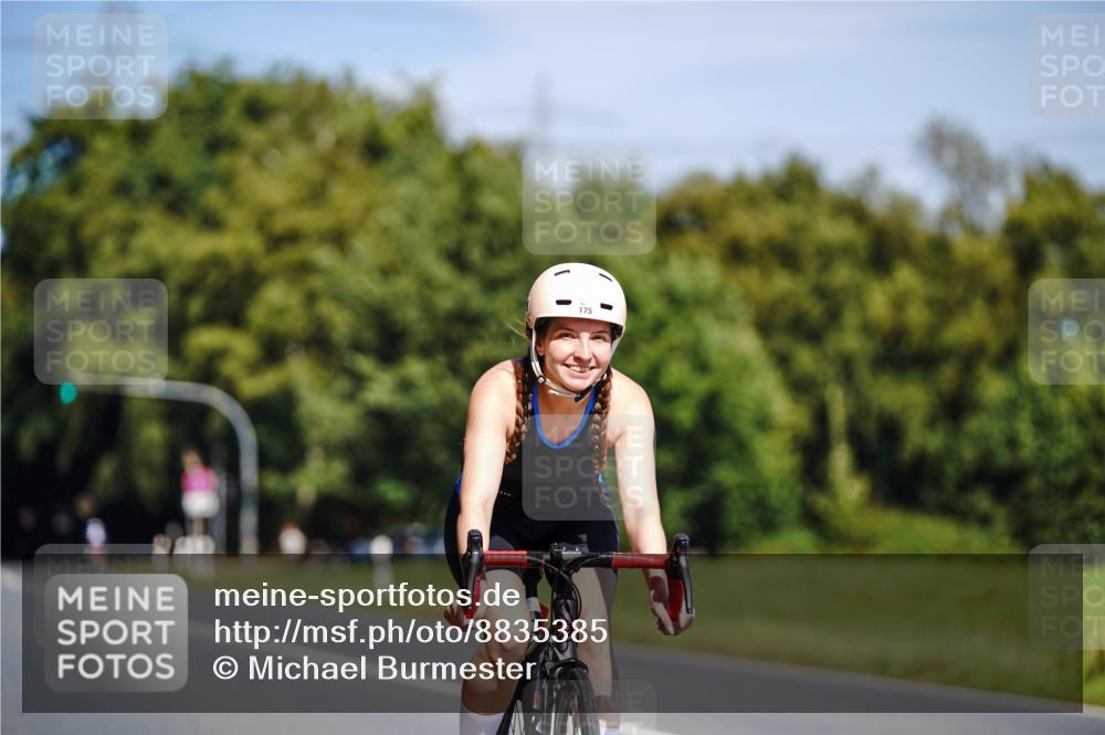 07.09.2025 - 19. Norderstedt Triathlon Michael Burmester http://msf.ph/oto/8835385 07.09.2025 12:31:16 Radfahren 175, 1369 meine-sportfotos.de