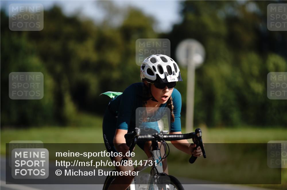 07.09.2025 - 19. Norderstedt Triathlon Michael Burmester http://msf.ph/oto/8844731 07.09.2025 10:39:44 Radfahren 118 meine-sportfotos.de