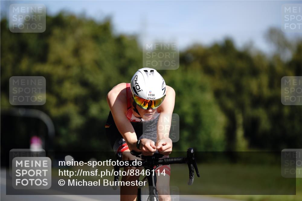 07.09.2025 - 19. Norderstedt Triathlon Michael Burmester http://msf.ph/oto/8846114 07.09.2025 11:13:16 Radfahren 1158 meine-sportfotos.de