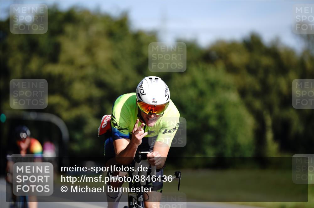 07.09.2025 - 19. Norderstedt Triathlon Michael Burmester http://msf.ph/oto/8846436 07.09.2025 11:16:45 Radfahren 200, 1161 meine-sportfotos.de