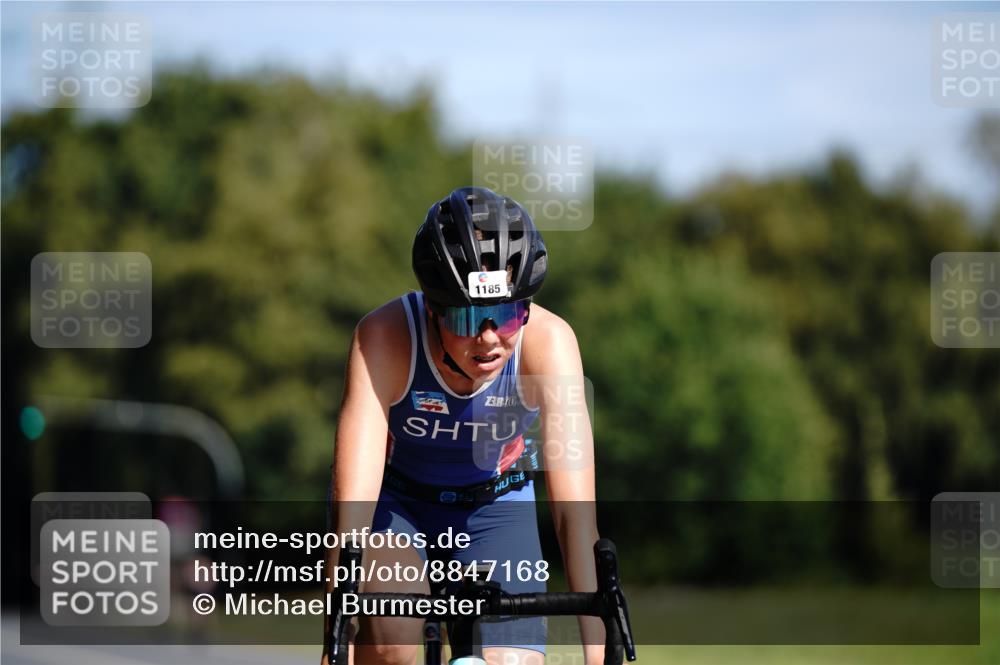07.09.2025 - 19. Norderstedt Triathlon Michael Burmester http://msf.ph/oto/8847168 07.09.2025 11:26:06 Radfahren 1185 meine-sportfotos.de