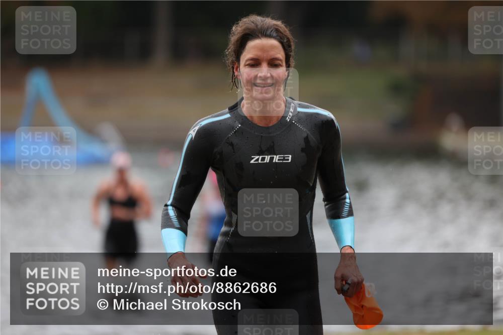 14.09.2025 - Stadtparktriathlon Michael Strokosch http://msf.ph/oto/8862686 14.09.2025 10:09:45 Schwimmen 624, 681, 706, 717 meine-sportfotos.de