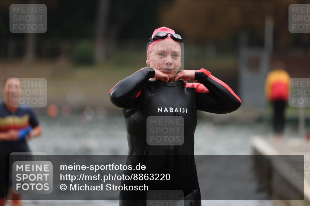 14.09.2025 - Stadtparktriathlon Michael Strokosch http://msf.ph/oto/8863220 14.09.2025 10:15:18 Schwimmen 621, 626, 636, 691 meine-sportfotos.de