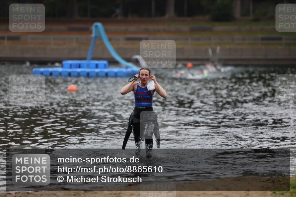 14.09.2025 - Stadtparktriathlon Michael Strokosch http://msf.ph/oto/8865610 14.09.2025 09:05:17 Schwimmen 415 meine-sportfotos.de