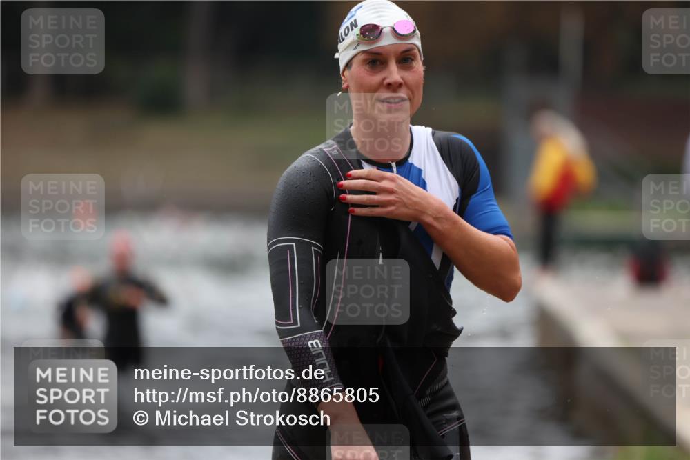 14.09.2025 - Stadtparktriathlon Michael Strokosch http://msf.ph/oto/8865805 14.09.2025 09:11:34 Schwimmen 457, 478 meine-sportfotos.de