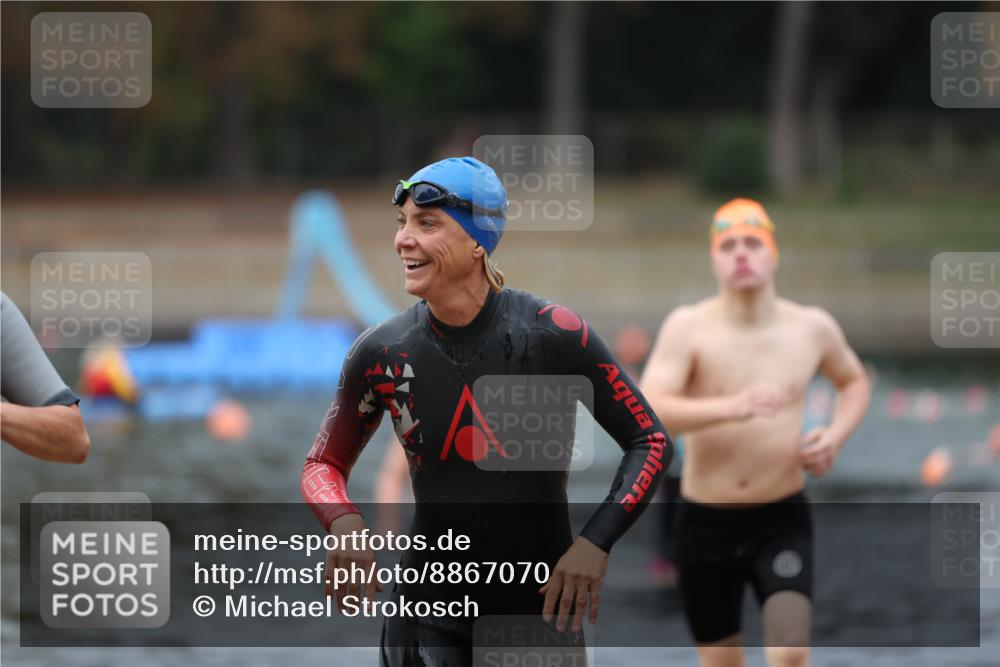 14.09.2025 - Stadtparktriathlon Michael Strokosch http://msf.ph/oto/8867070 14.09.2025 09:49:20 Schwimmen 517, 527, 607 meine-sportfotos.de