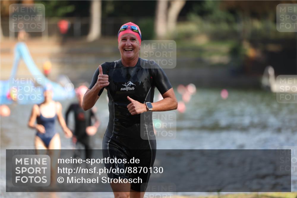 14.09.2025 - Stadtparktriathlon Michael Strokosch http://msf.ph/oto/8870130 14.09.2025 11:12:00 Schwimmen 930, 955, 993, 1011 meine-sportfotos.de
