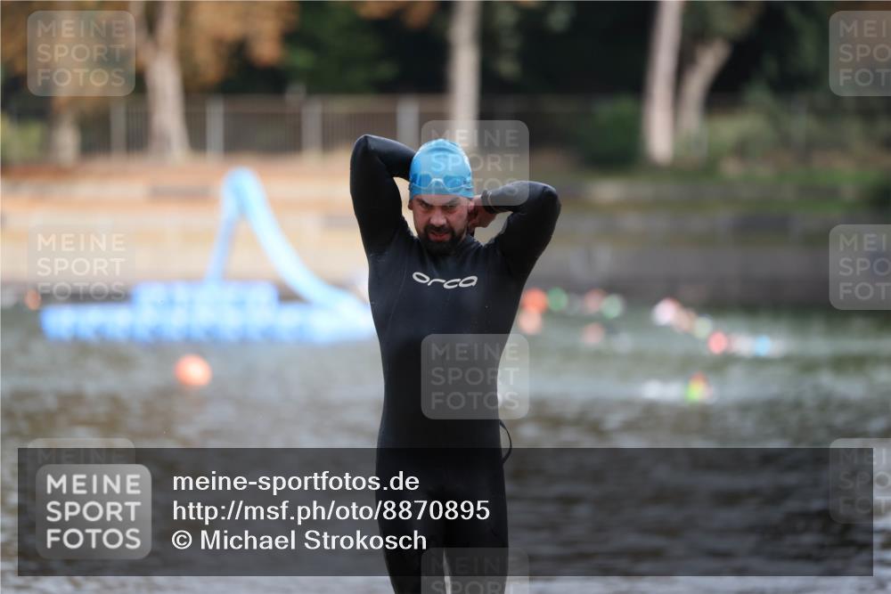 14.09.2025 - Stadtparktriathlon Michael Strokosch http://msf.ph/oto/8870895 14.09.2025 11:28:50 Schwimmen 1082 meine-sportfotos.de