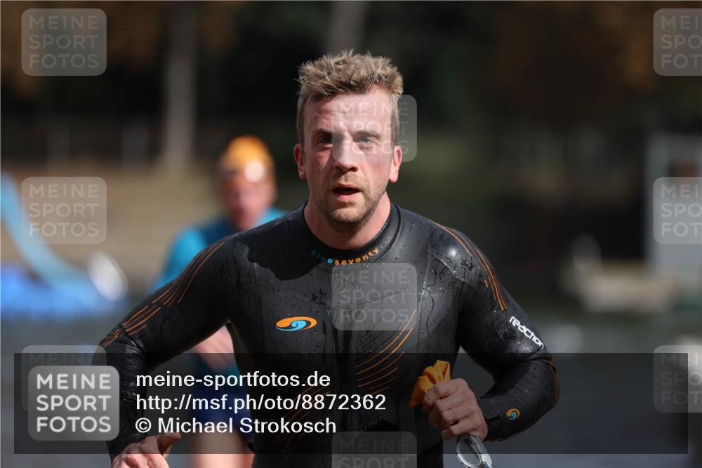 14.09.2025 - Stadtparktriathlon Michael Strokosch http://msf.ph/oto/8872362 14.09.2025 11:52:28 Schwimmen 1128, 1150, 1187, 1202 meine-sportfotos.de