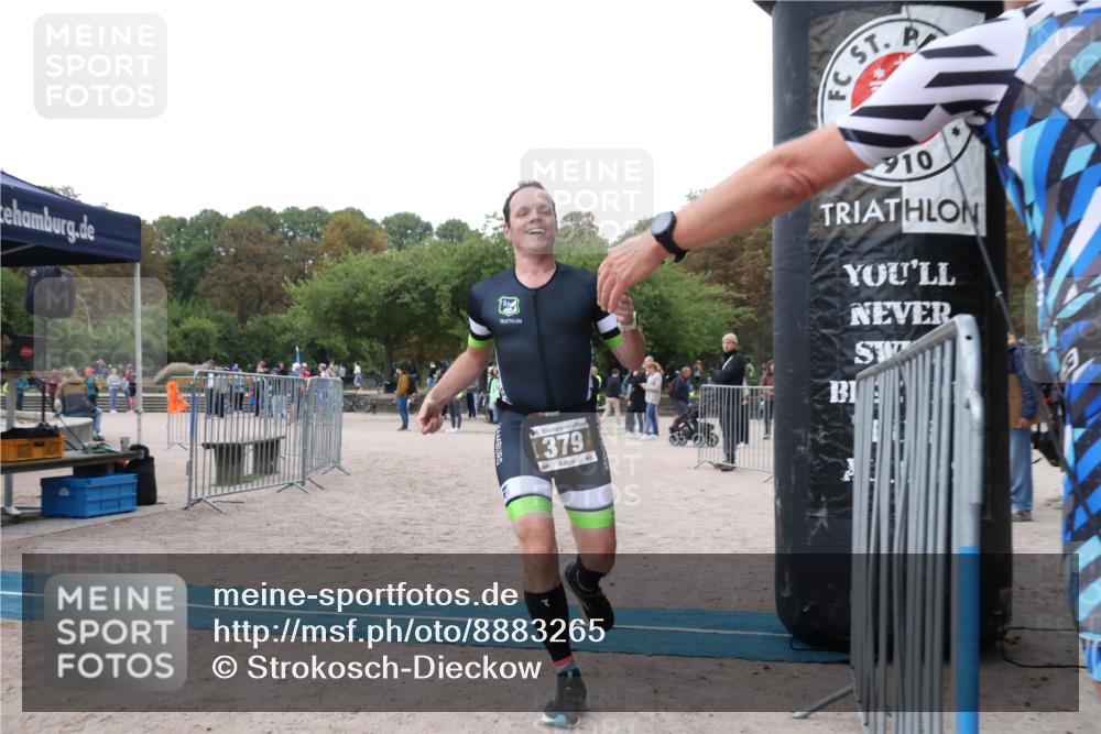 14.09.2025 - Stadtparktriathlon Strokosch-Dieckow http://msf.ph/oto/8883265 14.09.2025 10:04:30 Ziel 379 meine-sportfotos.de