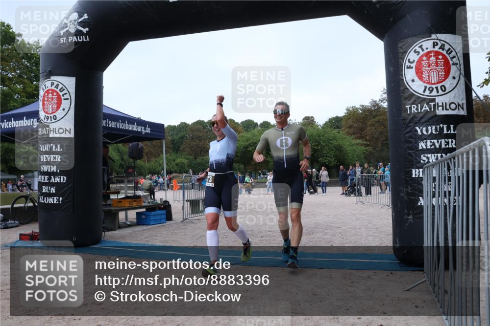 14.09.2025 - Stadtparktriathlon Strokosch-Dieckow http://msf.ph/oto/8883396 14.09.2025 10:07:43 Ziel 338, 473 meine-sportfotos.de