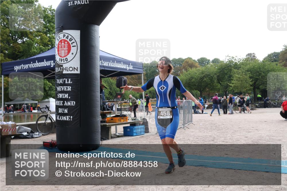 14.09.2025 - Stadtparktriathlon Strokosch-Dieckow http://msf.ph/oto/8884358 14.09.2025 10:32:05 Ziel 458 meine-sportfotos.de