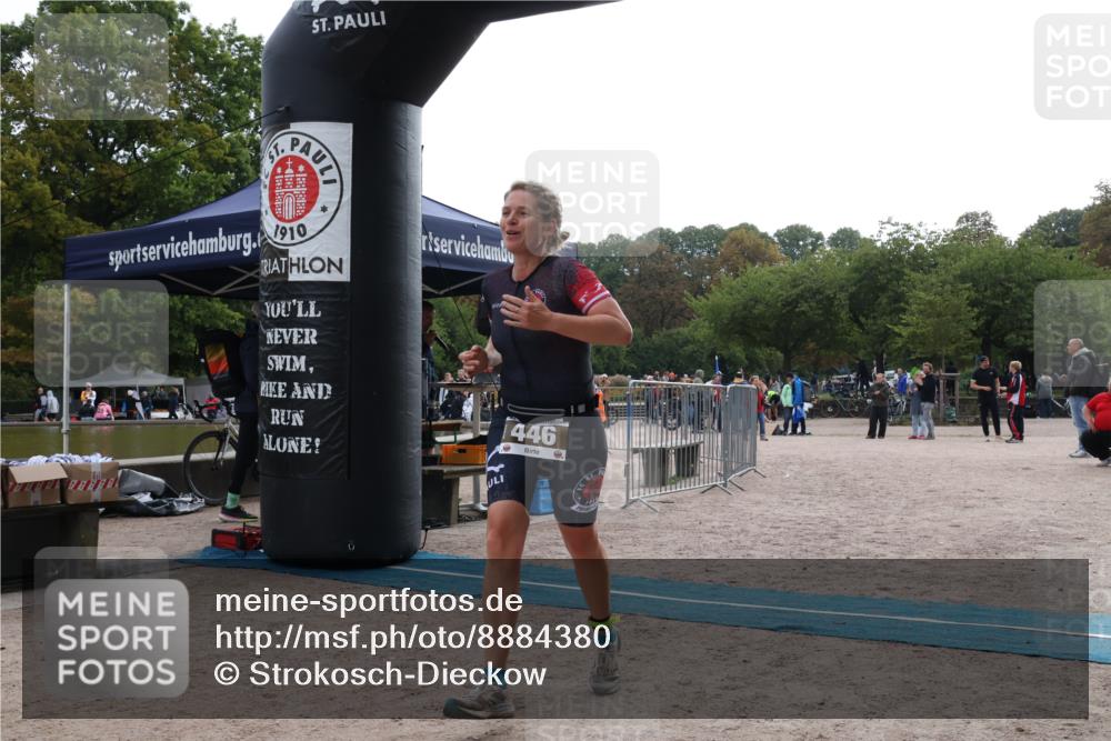 14.09.2025 - Stadtparktriathlon Strokosch-Dieckow http://msf.ph/oto/8884380 14.09.2025 10:33:39 Ziel 446 meine-sportfotos.de