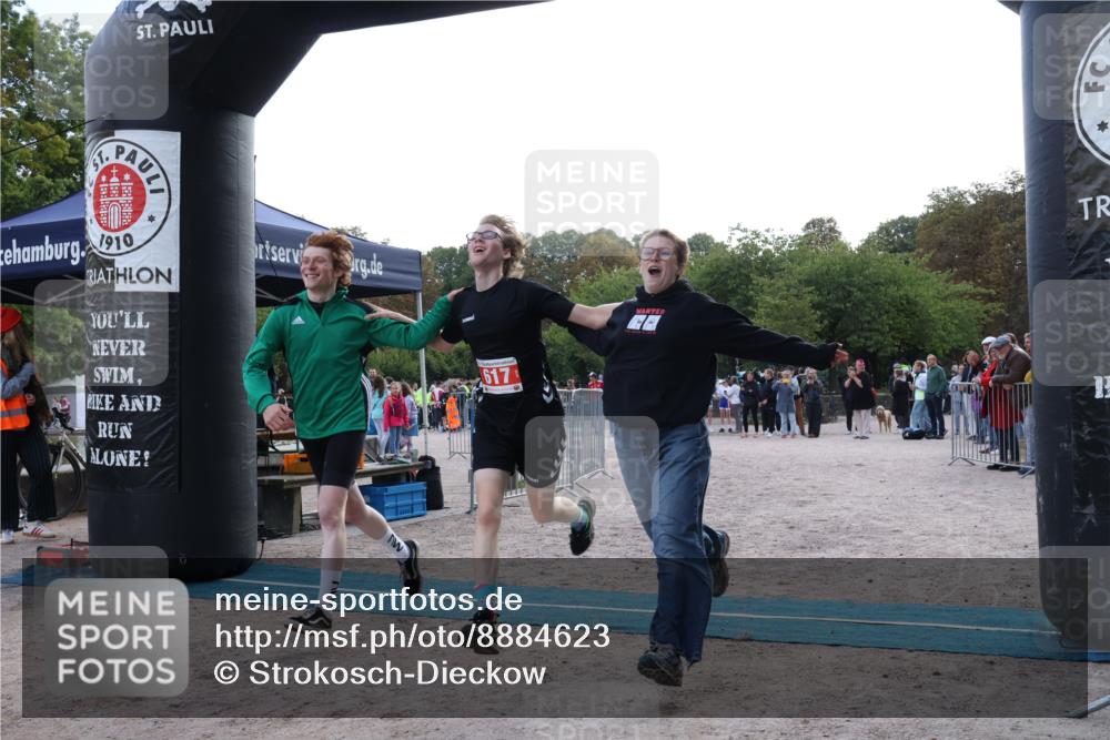 14.09.2025 - Stadtparktriathlon Strokosch-Dieckow http://msf.ph/oto/8884623 14.09.2025 10:47:33 Ziel 617 meine-sportfotos.de