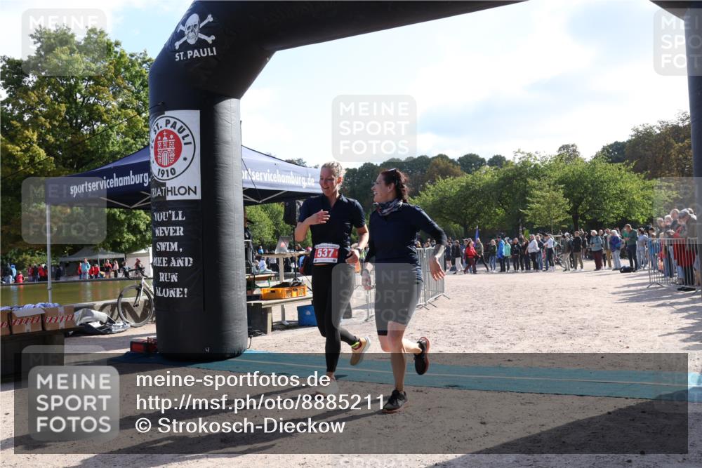 14.09.2025 - Stadtparktriathlon Strokosch-Dieckow http://msf.ph/oto/8885211 14.09.2025 11:04:08 Ziel 537 meine-sportfotos.de