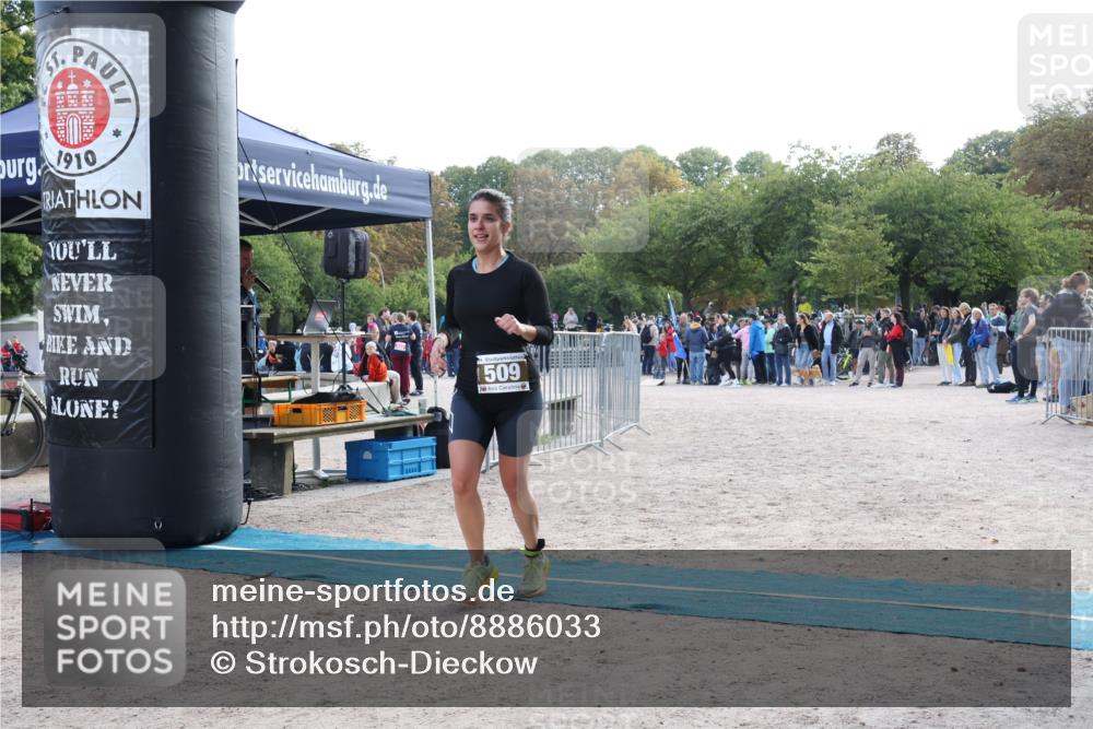 14.09.2025 - Stadtparktriathlon Strokosch-Dieckow http://msf.ph/oto/8886033 14.09.2025 11:10:19 Ziel 509 meine-sportfotos.de