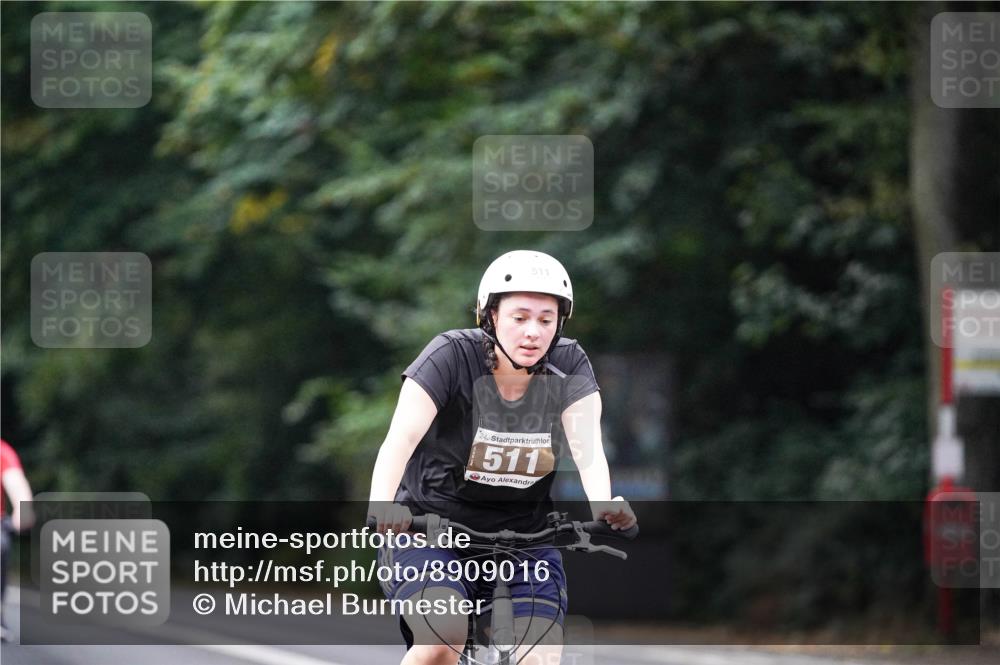 14.09.2025 - Stadtparktriathlon Michael Burmester http://msf.ph/oto/8909016 14.09.2025 09:54:05 Radfahren 511, 598, 607 meine-sportfotos.de