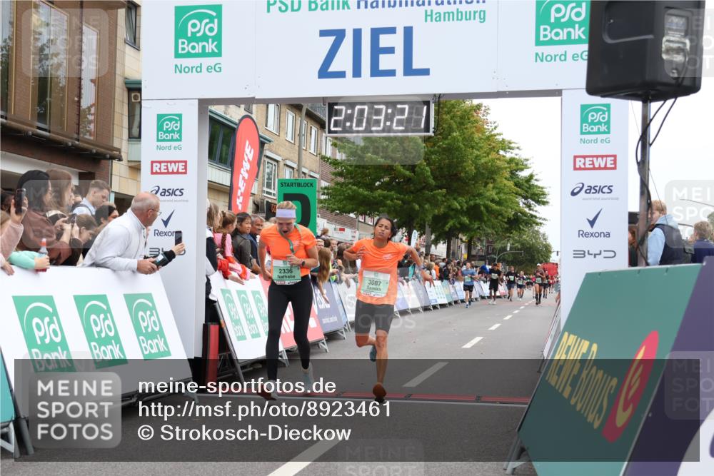 21.09.2025 - PSD Bank Halbmarathon Strokosch-Dieckow http://msf.ph/oto/8923461 21.09.2025 12:02:44 Ziel 1938, 3087, 3175 meine-sportfotos.de