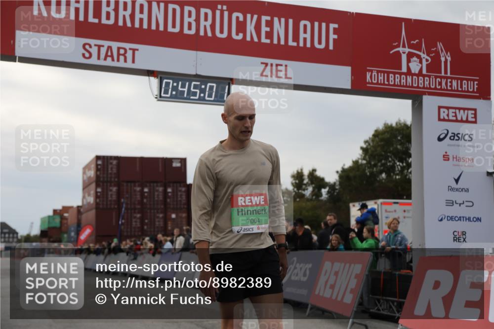 03.10.2025 - Köhlbrandbrückenlauf Yannick Fuchs http://msf.ph/oto/8982389 03.10.2025 15:44:59 Ziel  meine-sportfotos.de