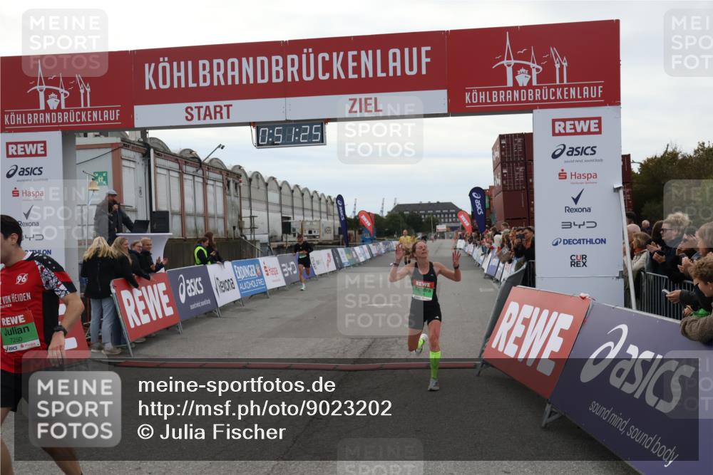 03.10.2025 - Köhlbrandbrückenlauf Julia Fischer http://msf.ph/oto/9023202 03.10.2025 15:51:25 Ziel 7050, 7250, 8861, 9564 meine-sportfotos.de
