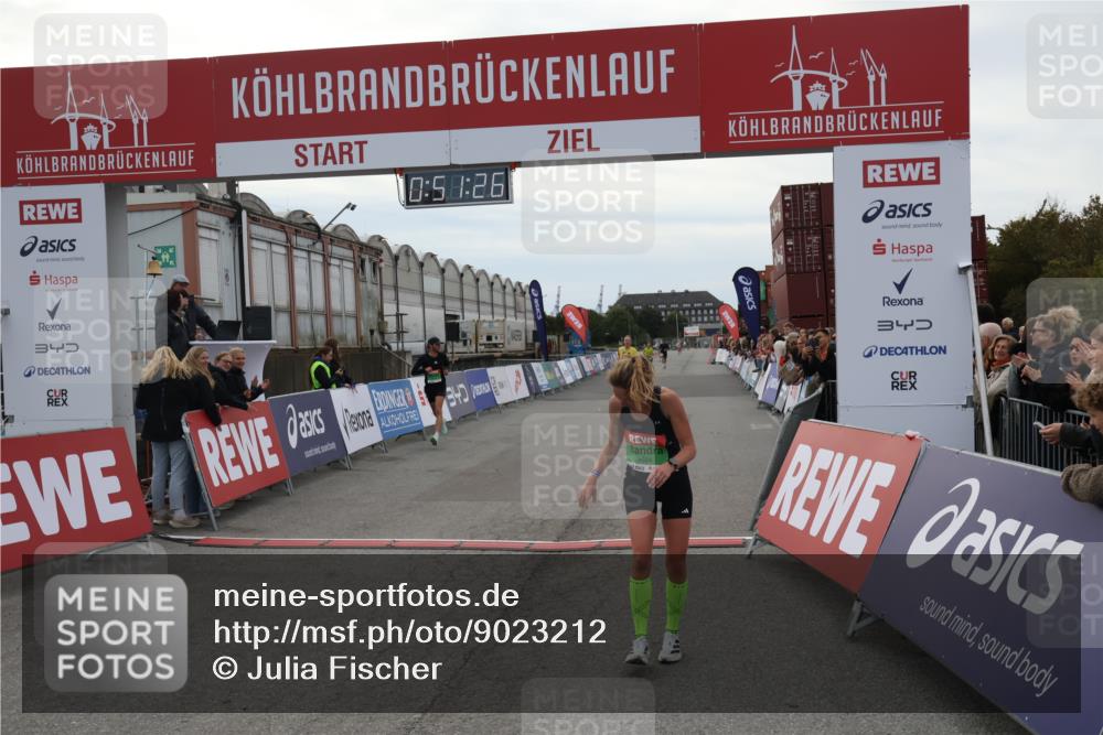 03.10.2025 - Köhlbrandbrückenlauf Julia Fischer http://msf.ph/oto/9023212 03.10.2025 15:51:26 Ziel 7050, 7250, 8861, 9564 meine-sportfotos.de
