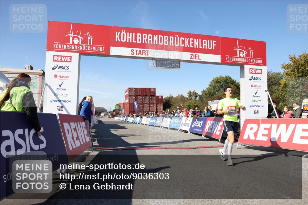 03.10.2025 - Köhlbrandbrückenlauf Lena Gebhardt http://msf.ph/oto/9036303 03.10.2025 12:45:22 Ziel 6280 meine-sportfotos.de