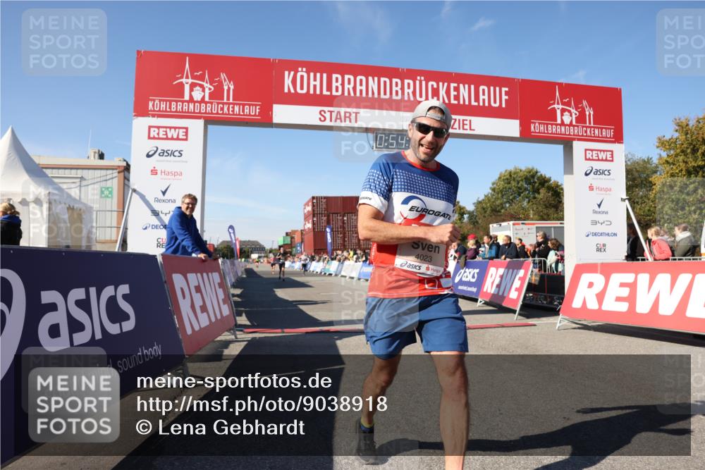 03.10.2025 - Köhlbrandbrückenlauf Lena Gebhardt http://msf.ph/oto/9038918 03.10.2025 12:54:29 Ziel 4023, 4060, 4106 meine-sportfotos.de